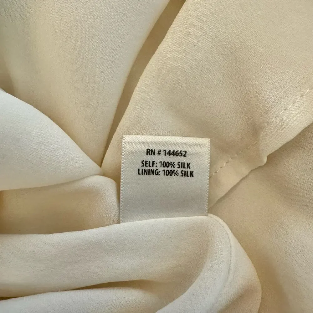 Stone Cold Fox Ivory Cosmo Romee Silk Cutout Dress 4 Boho - Picture 10 of 14